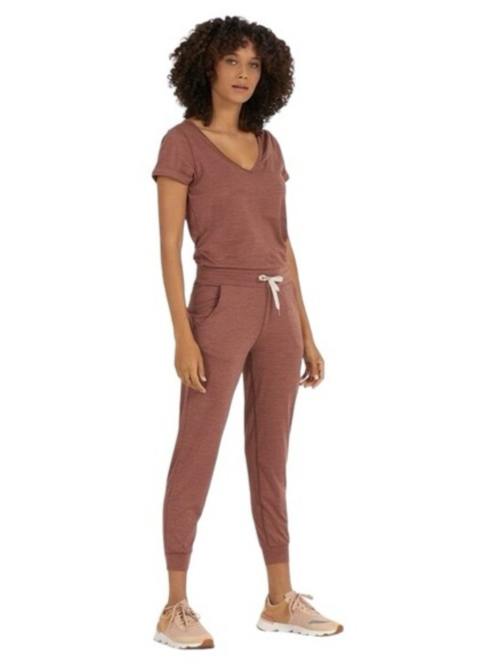 Vuori All Day Jumpsuit Terracota